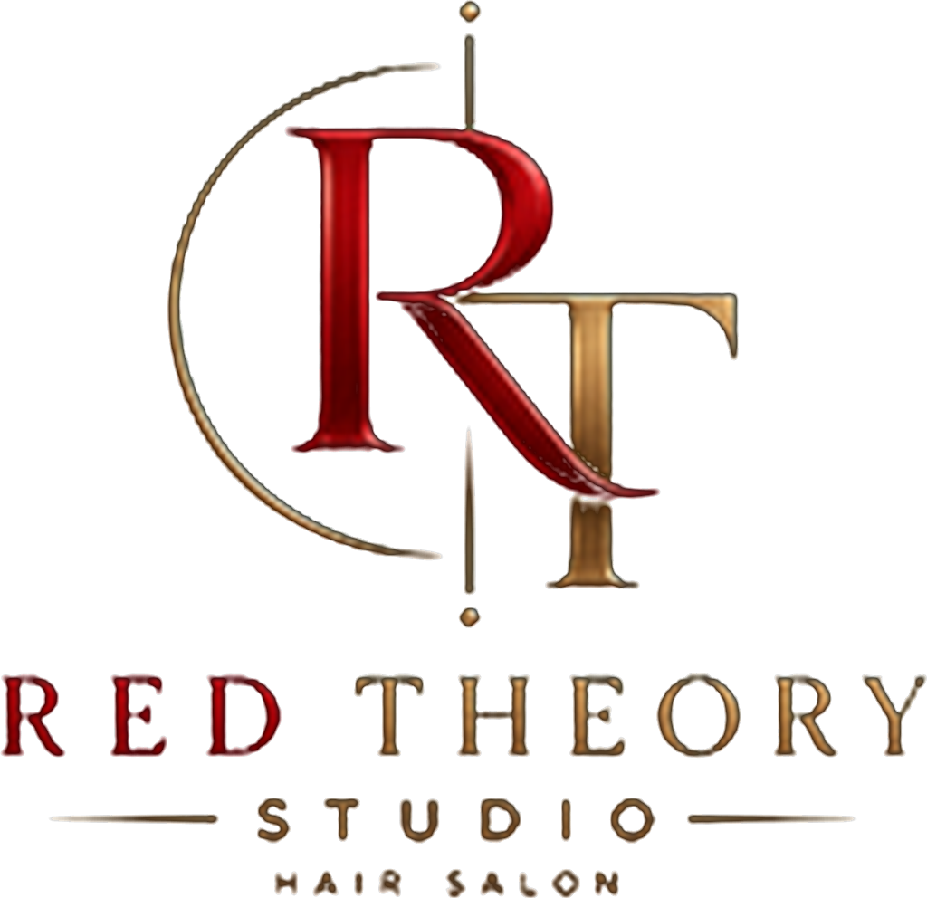 The Red Theory Studio hair salon logo
